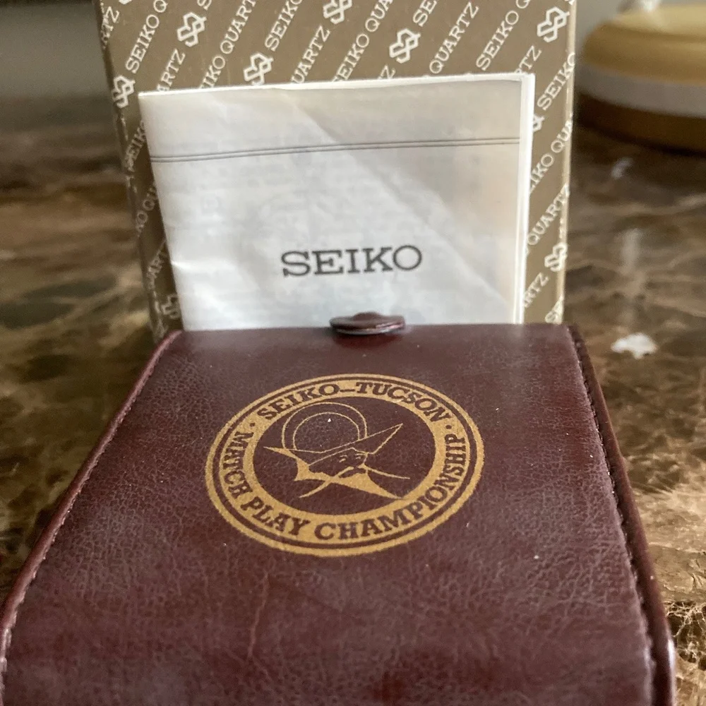Vintage Seiko Tucson Match Play VIP Travel Alarm Clock NOS 1980s